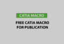 free catia macro for publication