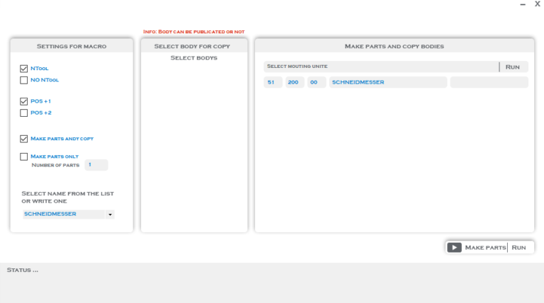 make new part catia macro