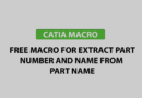 free macro for extract part number and name from part name