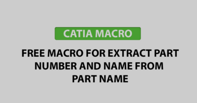 free macro for extract part number and name from part name