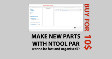 make new parts with ntool par