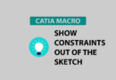 Show constraints out of the sketch