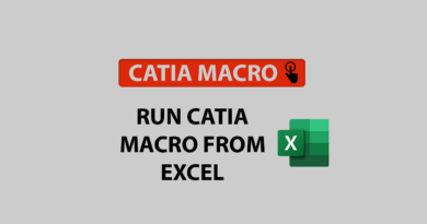 Run CATIA macro from Excel